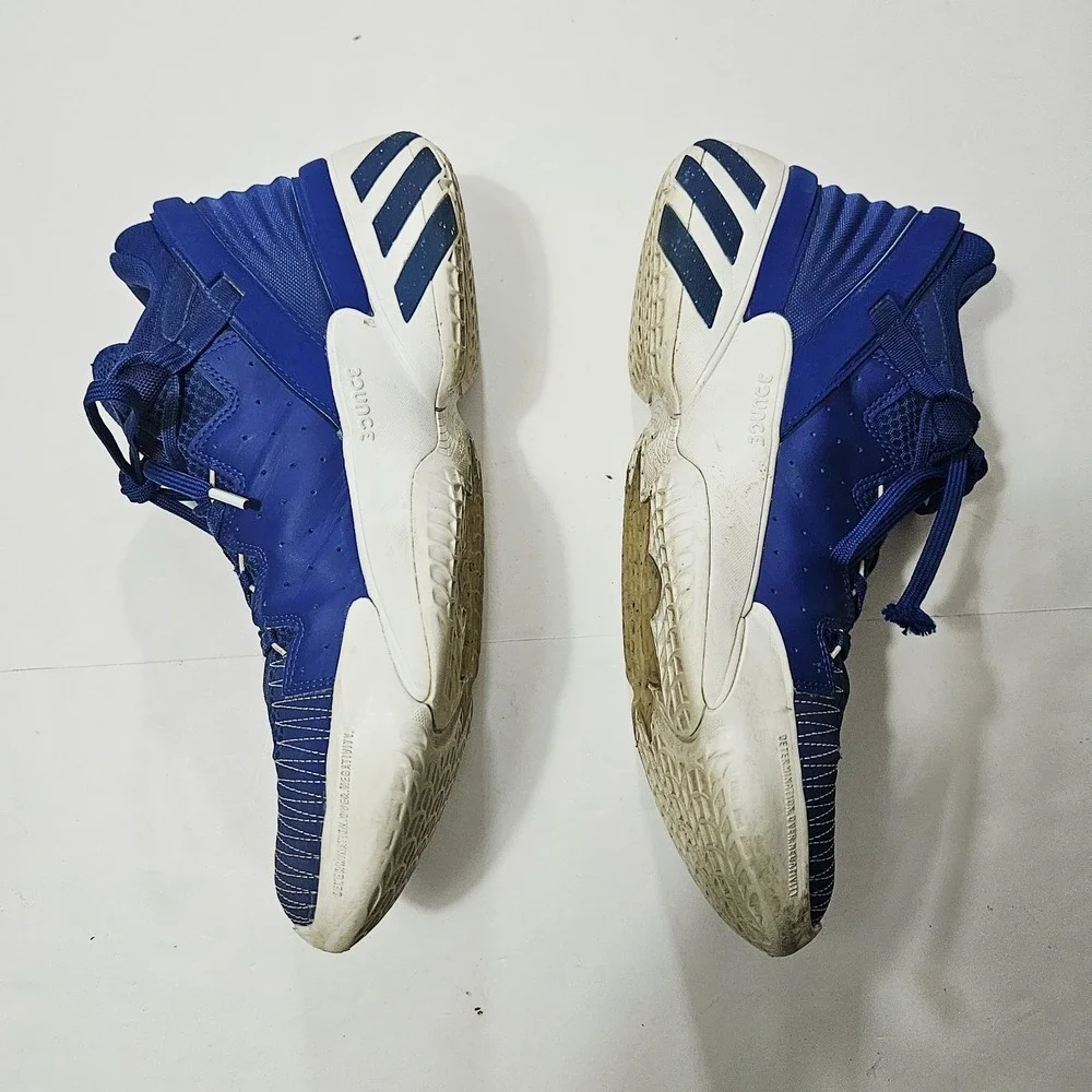 Adidas D.O.N. Issue 2 Royal Blue White Basketball Sneakers FW8514 Men's Size 11